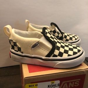 checkered vans slip ons kohls